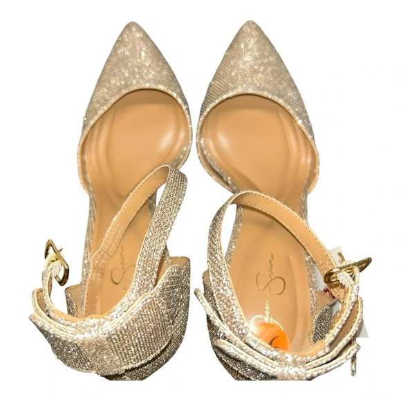 Jessica Simpson Whispie Pump heels In Gold. Brand new size 9.5 M - Picture 6 of 10